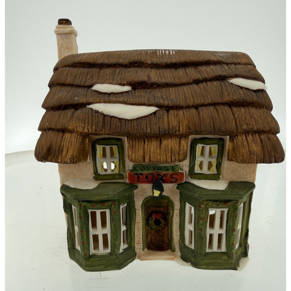 Dept 56 Cottage The Toy Shop 65072 Heritage Dickens Village 1986-Box- No Light